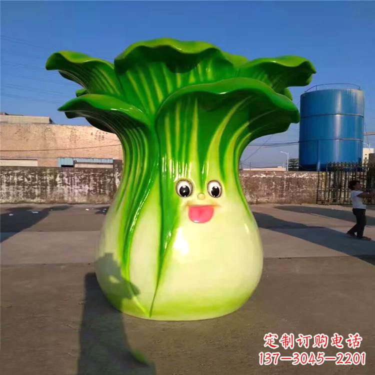 菏泽“仿真白菜雕塑”——让你触摸自然之美