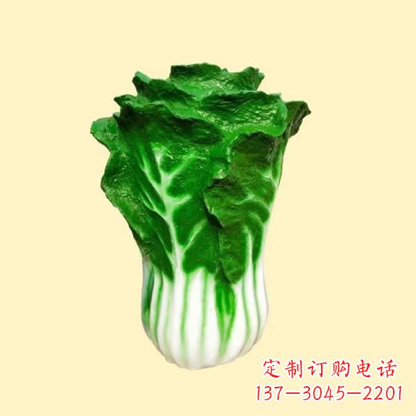 菏泽仿真果蔬白菜雕塑