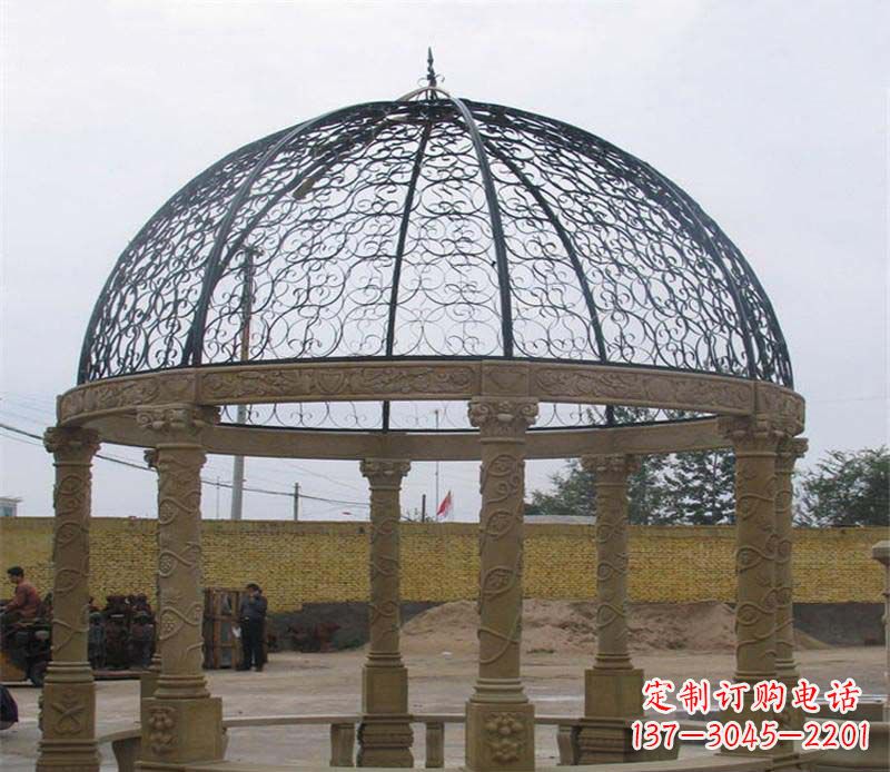 菏泽新空间,新定义——“八角凉亭大理石雕塑”