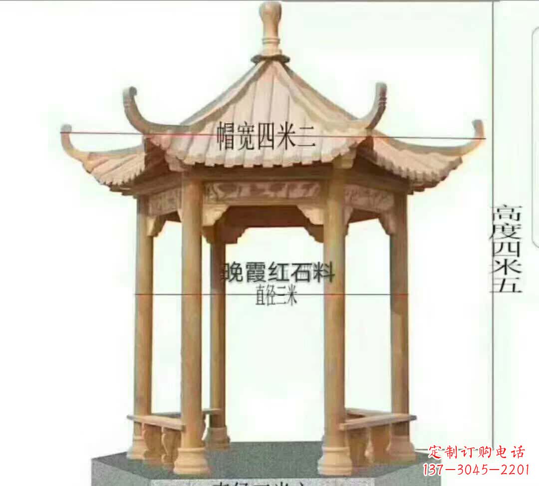菏泽藏于凉亭的石雕之美