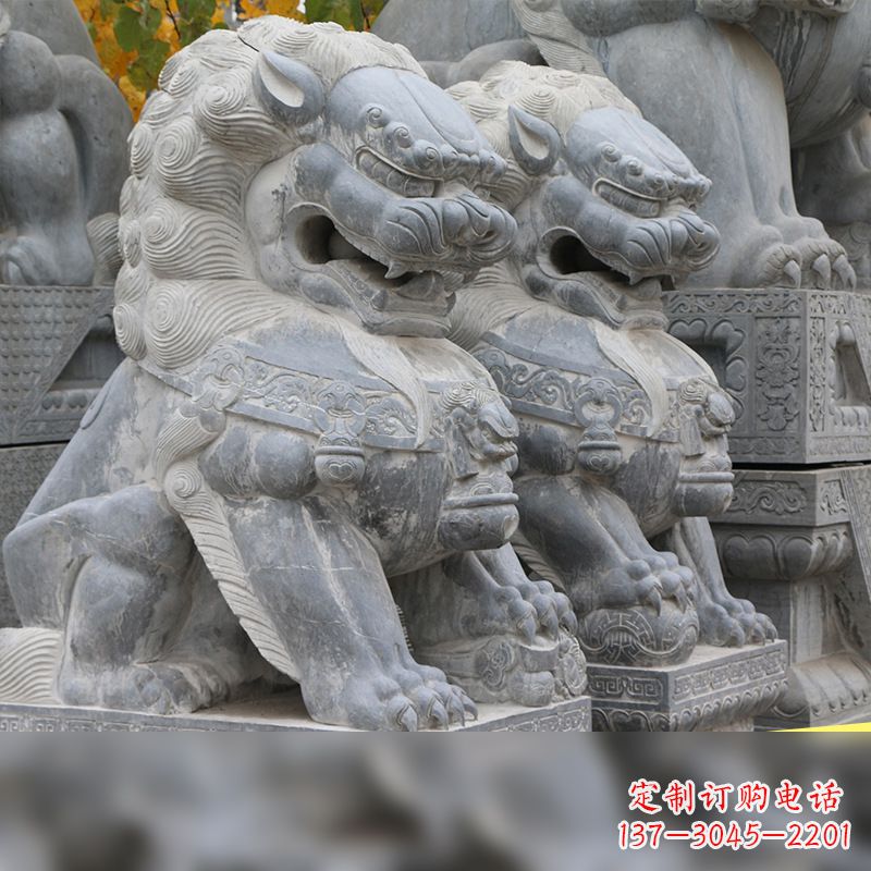 菏泽北京故宫的石狮子