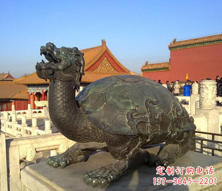 菏泽龙之精髓铜雕摆件