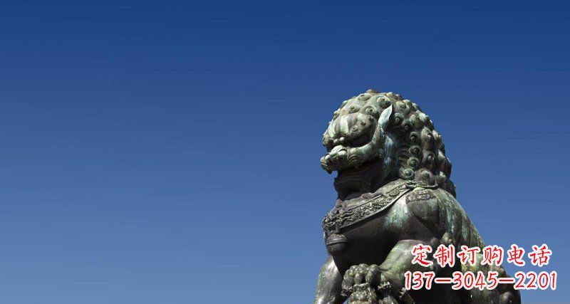 菏泽北京青铜狮子雕塑 (2)