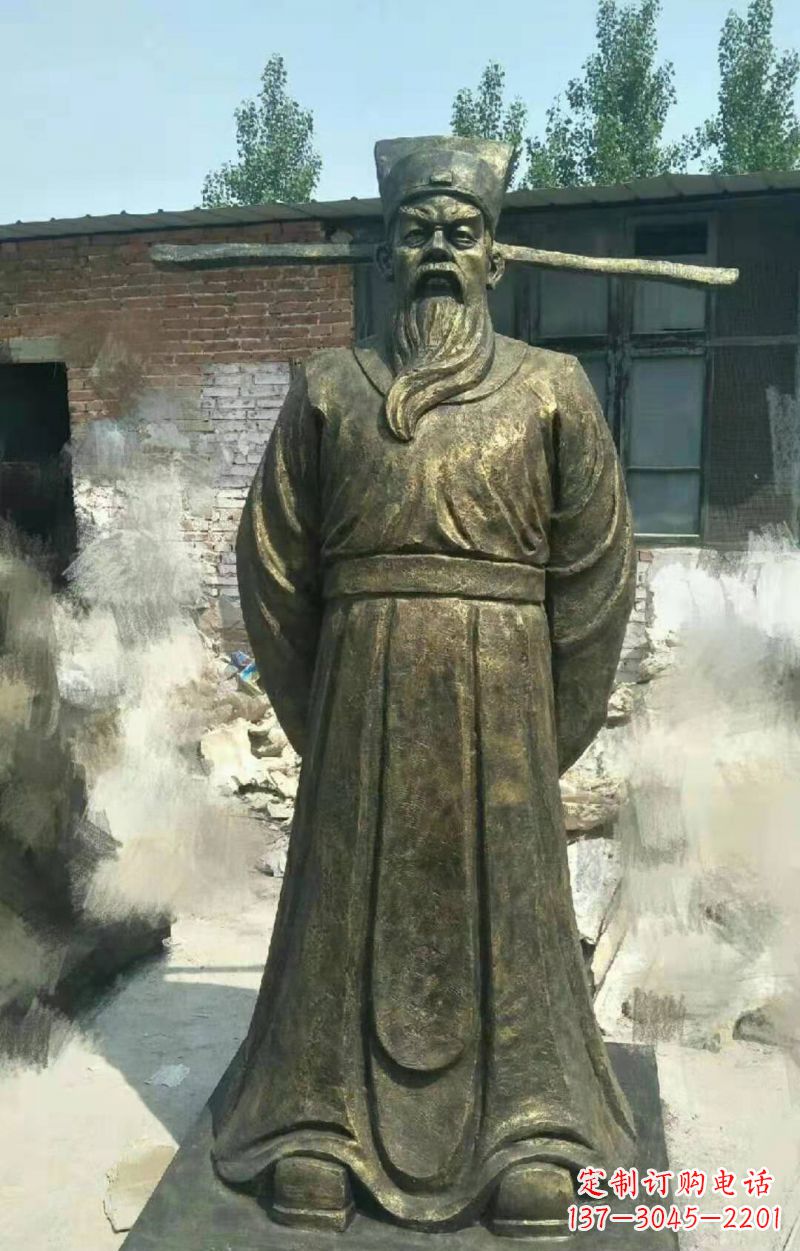 菏泽包拯铜雕传承北宋历史精髓