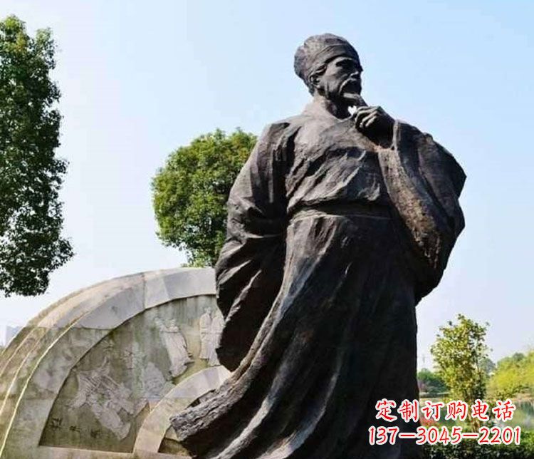 菏泽王安石铜雕精美限量版
