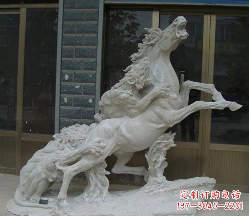 菏泽奔马石雕