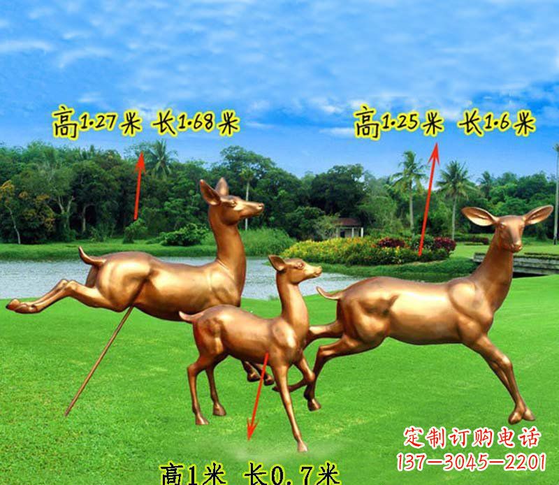 菏泽高端仿铜动物雕塑