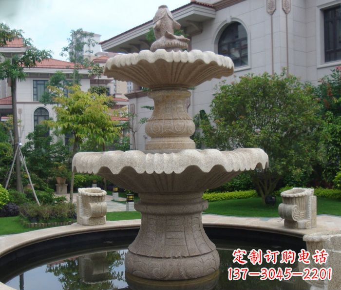 菏泽别墅景观欧式喷泉石雕 (3)