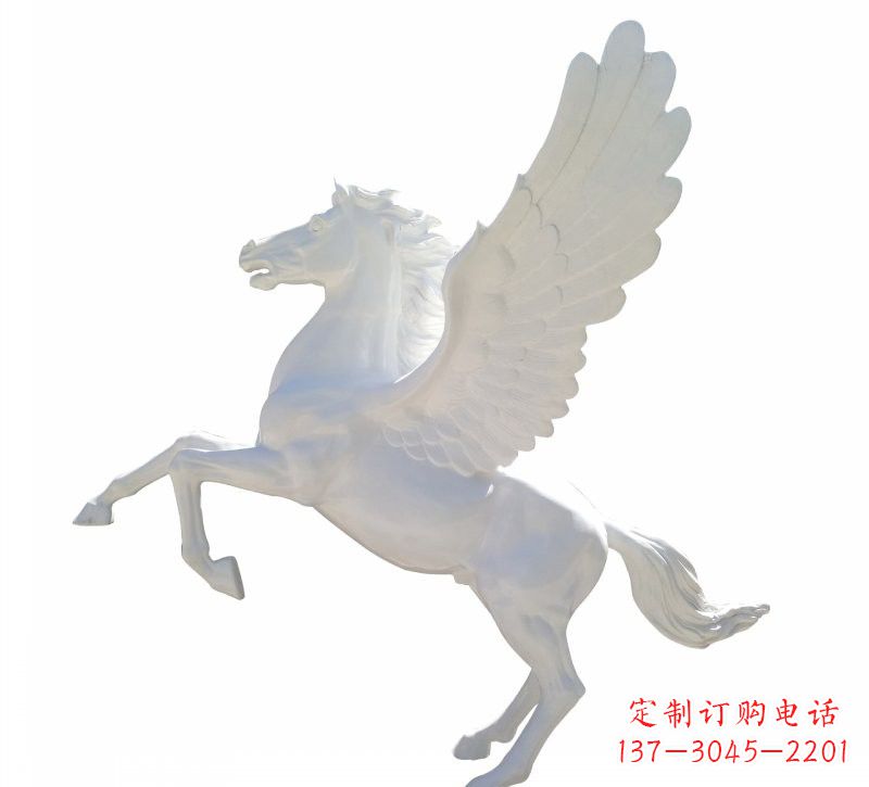 菏泽新款玻璃钢飞马摆件
