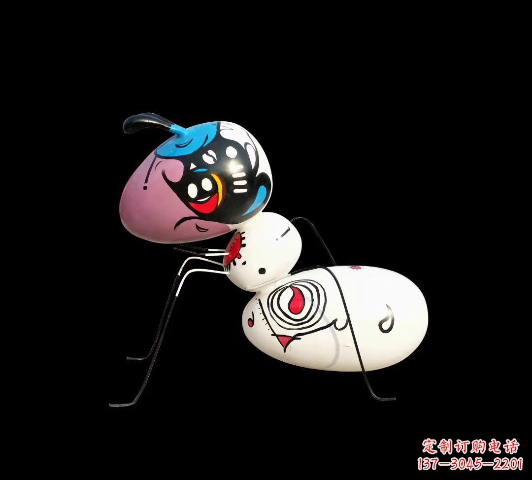 菏泽精美玻璃钢蚂蚁雕塑