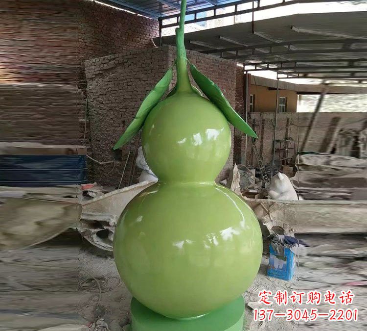 菏泽玻璃钢葫芦雕塑——艺术中的精美之作