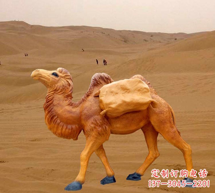 菏泽玻璃钢骆驼雕塑