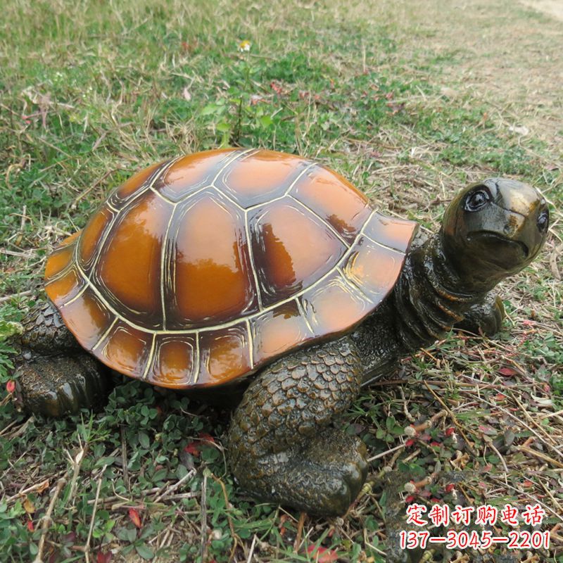 菏泽玻璃钢制乌龟雕塑——艺术的精美呈现