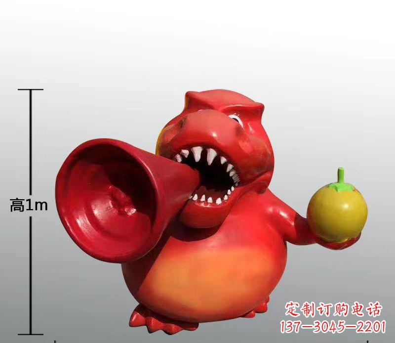 菏泽玻璃钢卡通仿真动物雕塑