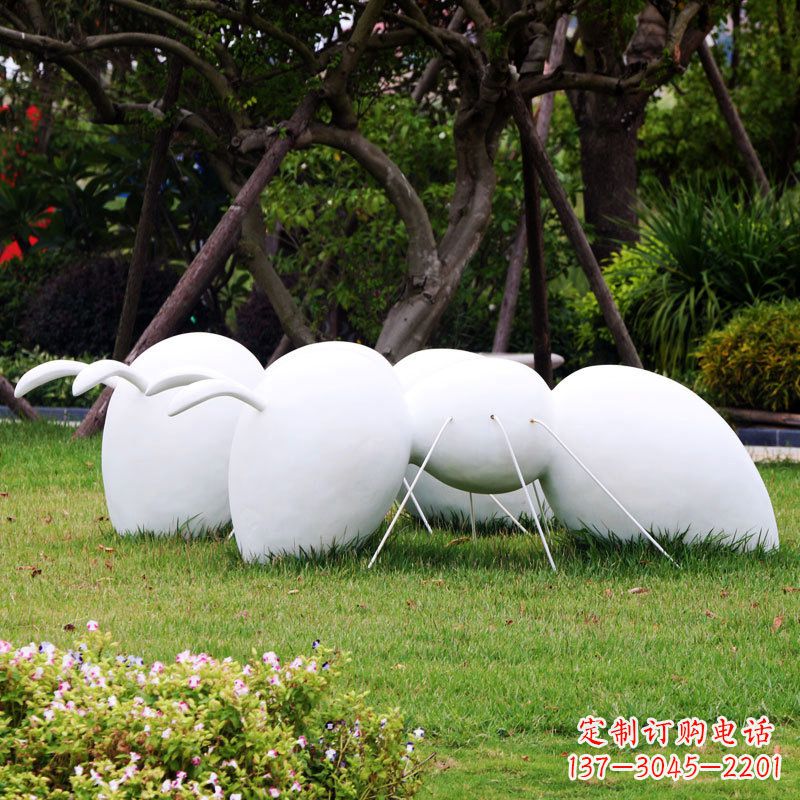 菏泽玻璃钢蚂蚁公园雕塑