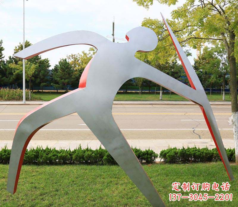 菏泽不锈钢标枪雕塑精美的艺术品
