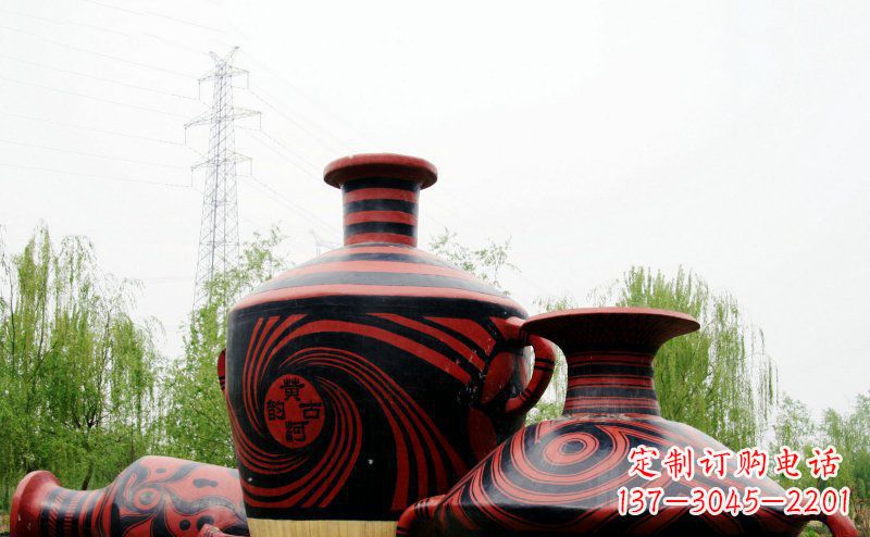 菏泽不锈钢彩色花盆雕塑