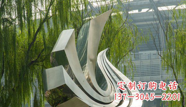 菏泽不锈钢鸽子雕塑