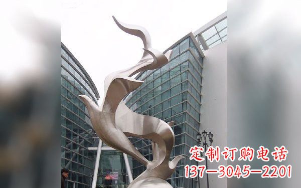 菏泽不锈钢鸽子雕塑