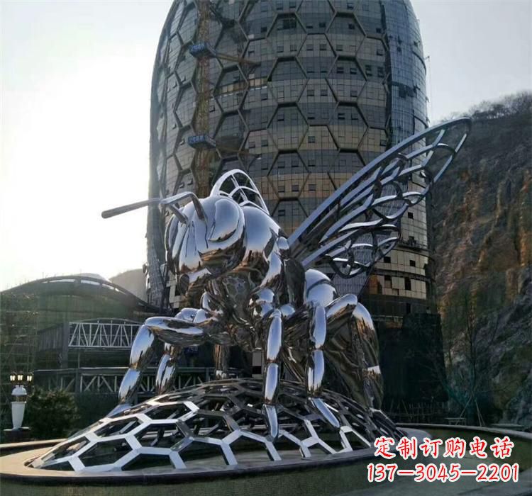 菏泽不锈钢大型广场蚂蚁雕塑