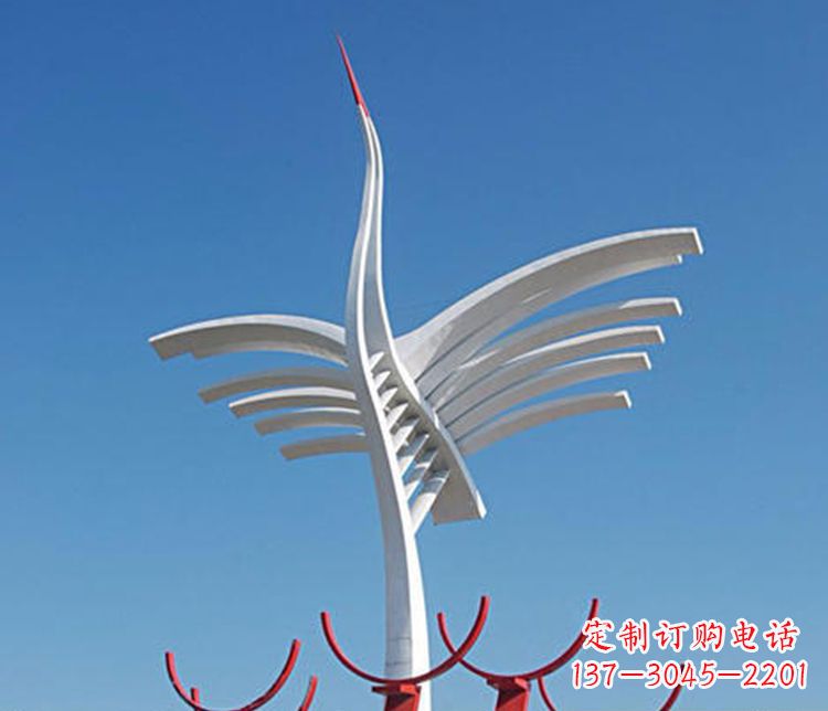 菏泽不锈钢大雁雕塑 (3)