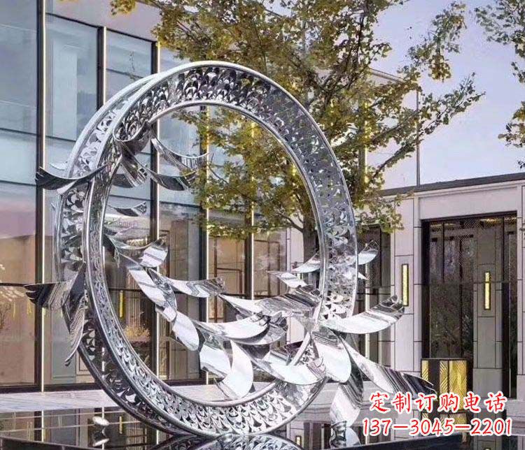 菏泽大雁雕塑象征着永恒的美丽