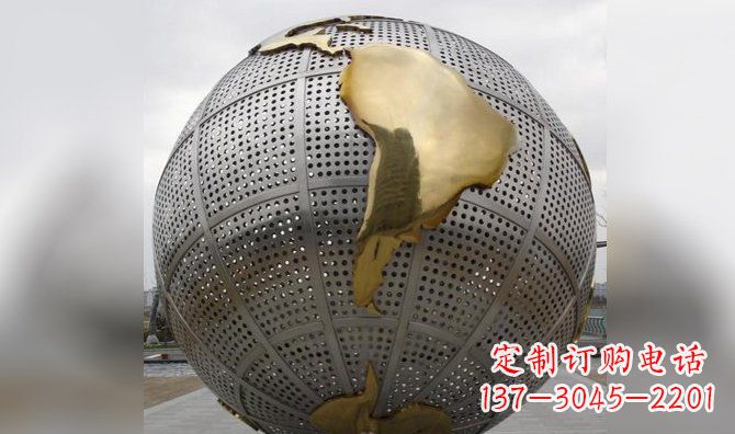 菏泽不锈钢地球雕塑传承人类文明的精神象征