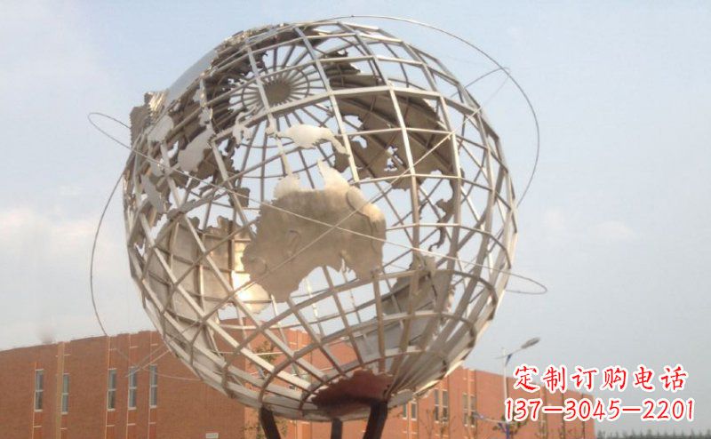 菏泽不锈钢地球雕塑——一件集美丽与坚固于一身的艺术品