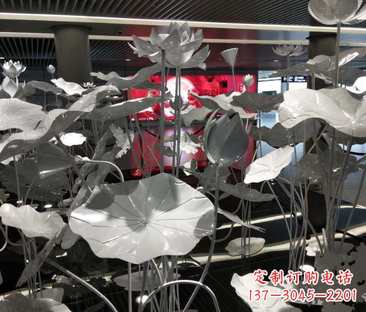 菏泽不锈钢锻造荷花雕塑艺术之美