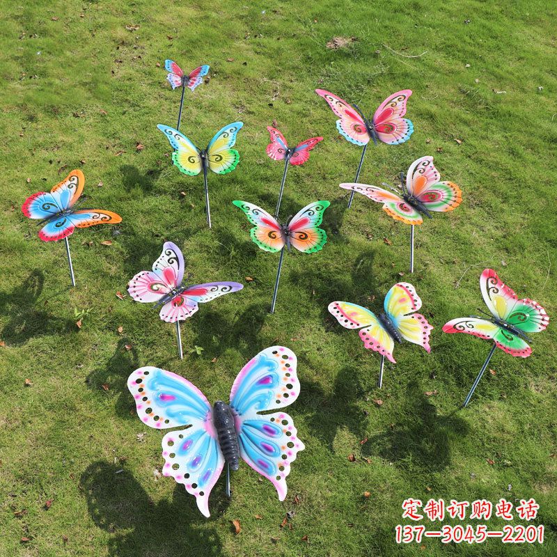 菏泽不锈钢仿真蝴蝶雕塑——精致的自然美