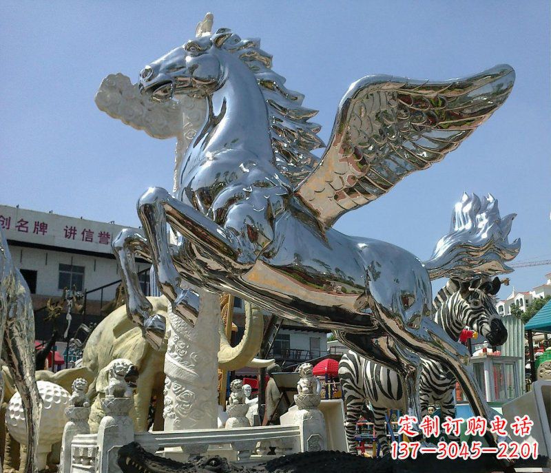 菏泽不锈钢飞马雕塑——一座令人惊叹的艺术品