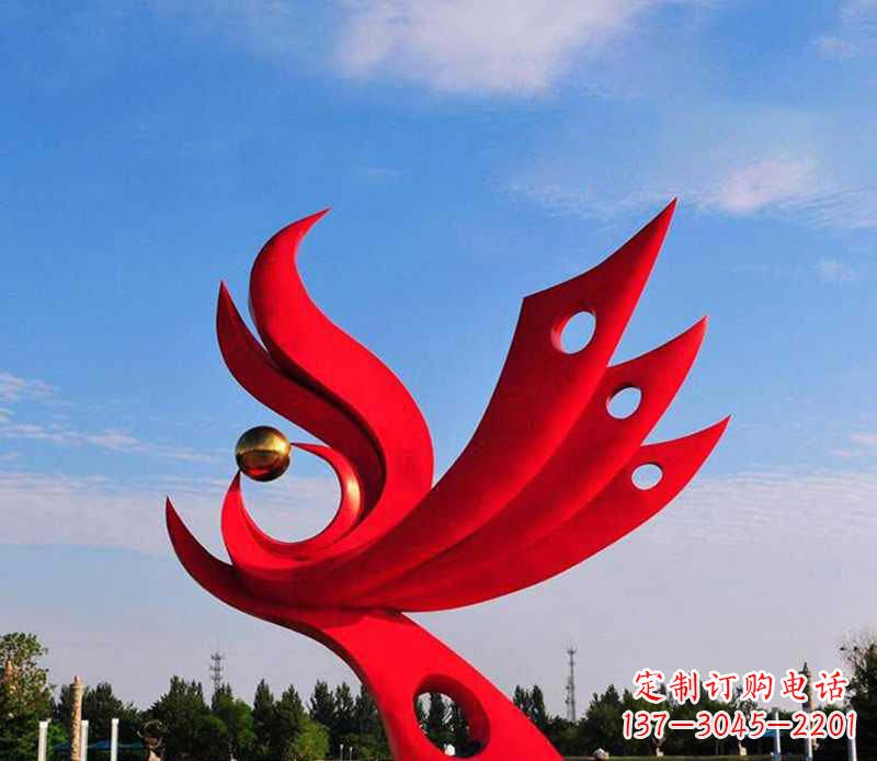 菏泽不锈钢凤凰灵动传神