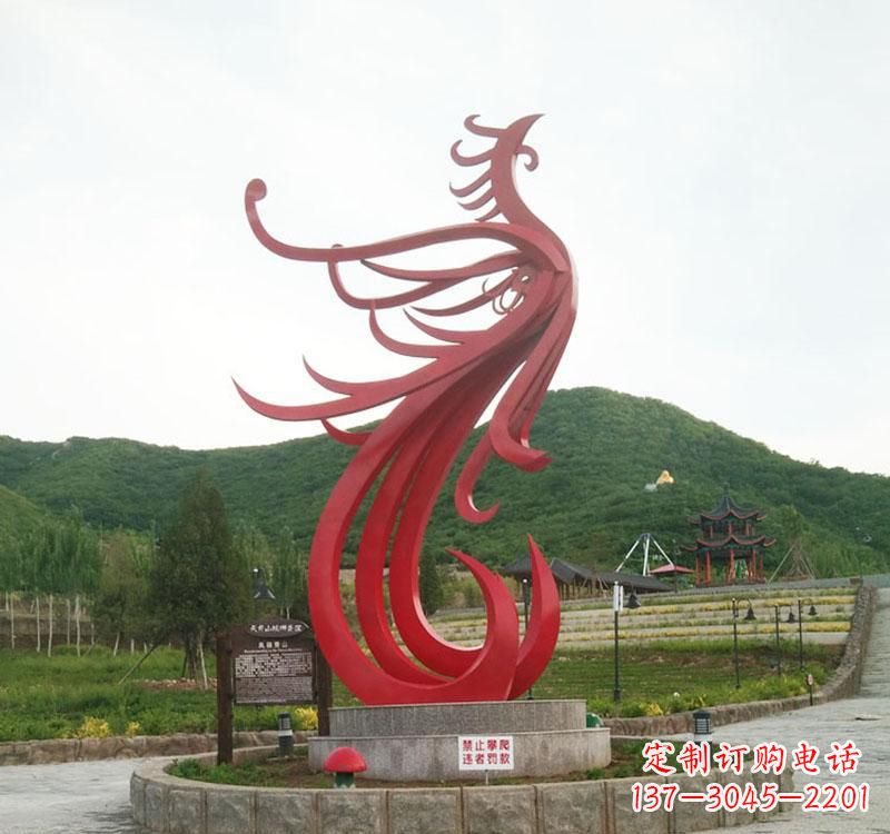菏泽不锈钢凤凰展现古老文明的传承