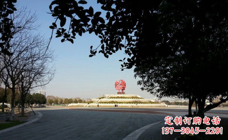 菏泽不锈钢凤凰雕塑——展现传统文化之美