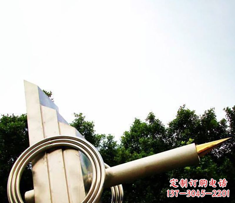 菏泽不锈钢钢笔雕塑把简单的钢笔变成艺术品