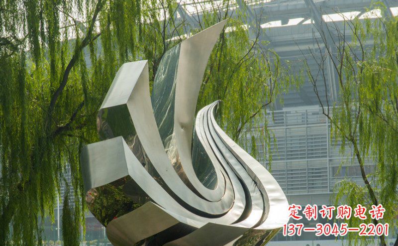 菏泽不锈钢鸽子雕塑