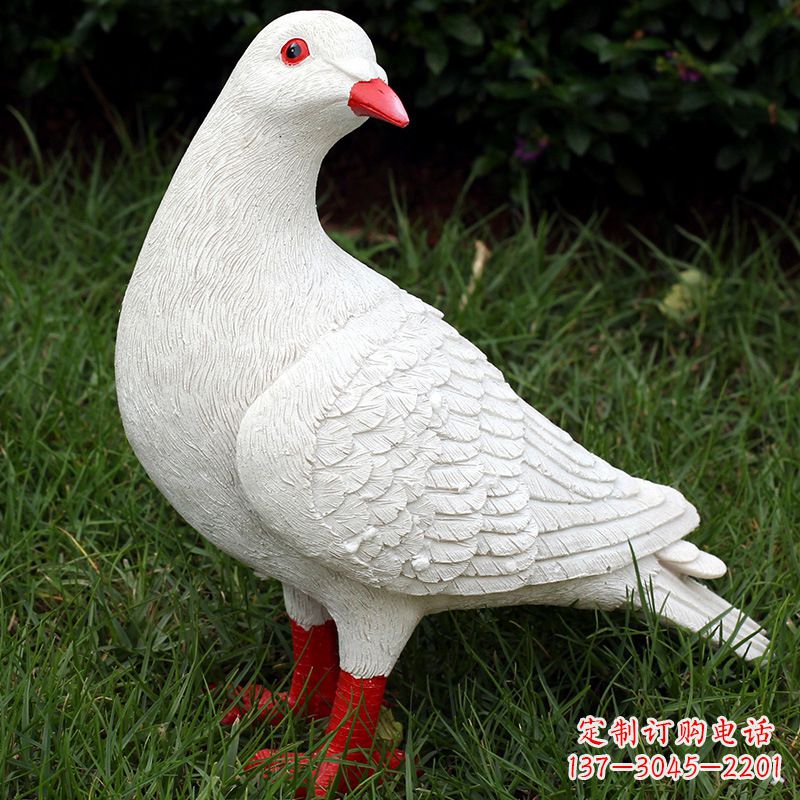 菏泽不锈钢鸽子雕塑