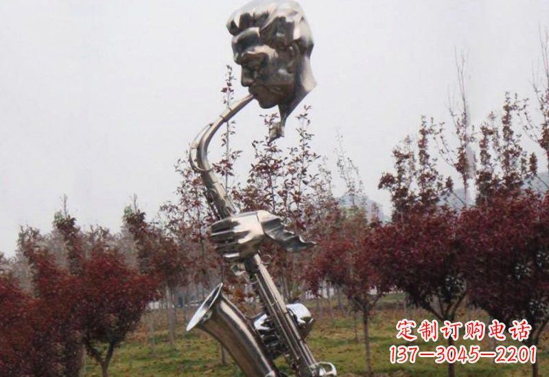 菏泽不锈钢萨克斯雕塑艺术与音乐的结合