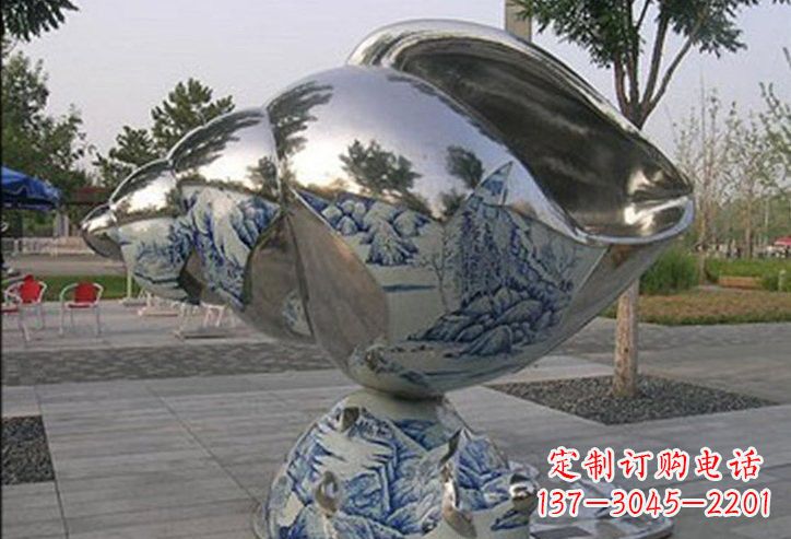 菏泽不锈钢海螺雕塑艺术的精美结晶
