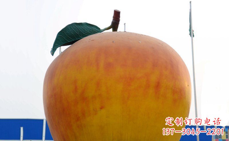 菏泽不锈钢苹果雕塑浓缩艺术精髓