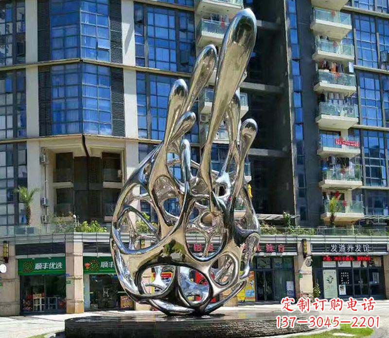 菏泽不锈钢火龙果景观雕塑