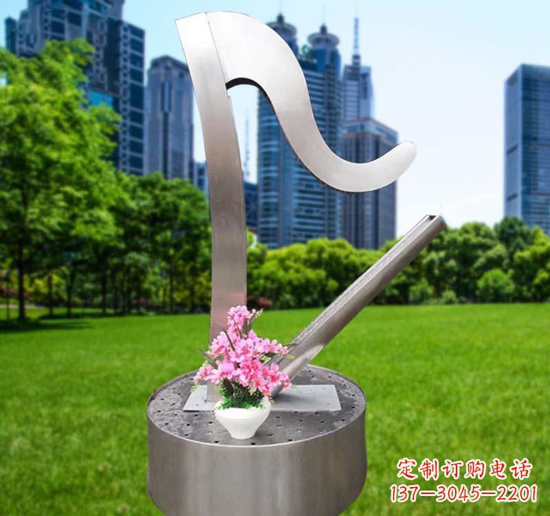 菏泽不锈钢竖琴雕塑艺术的精髓