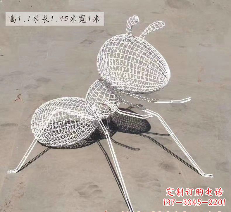 菏泽不锈钢镂空蚂蚁雕塑
