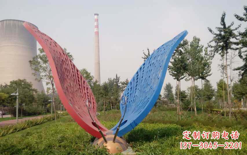菏泽不锈钢镂空七星瓢虫雕塑