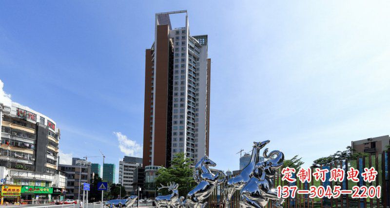 菏泽不锈钢大象雕塑集美观与功能于一体