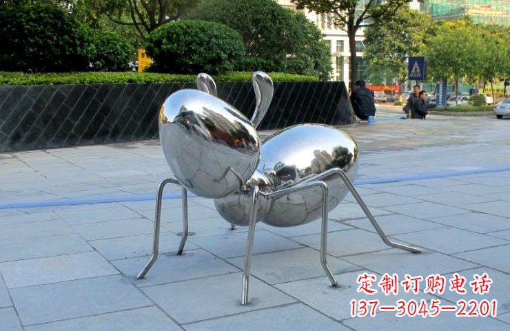 菏泽不锈钢蚂蚁雕塑艺术的传承与精美