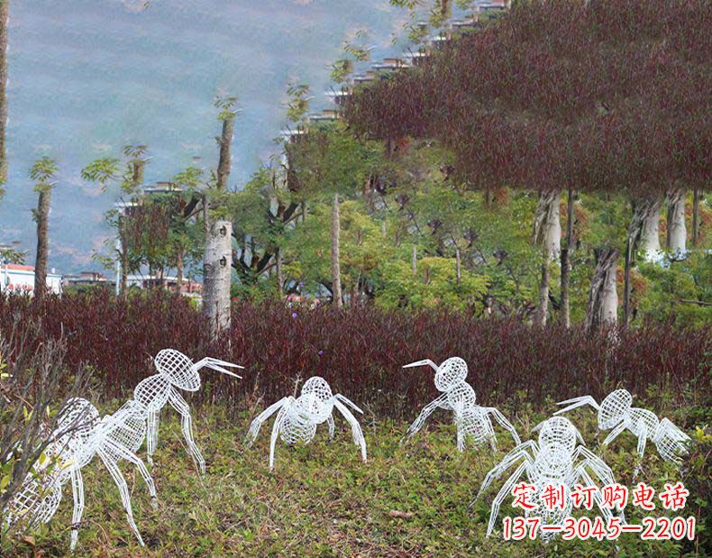 菏泽不锈钢蚂蚁镂空雕塑艺术与自然的完美结合