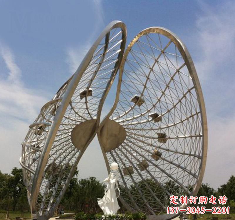 菏泽不锈钢美陈贝壳雕塑精美的艺术品