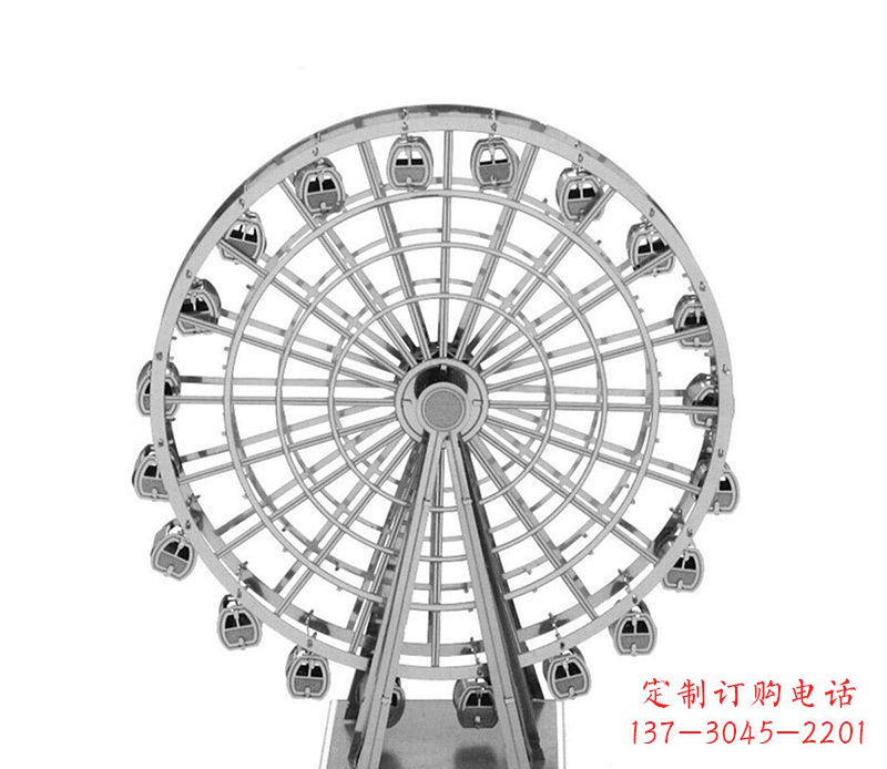 菏泽不锈钢摩天轮雕塑
