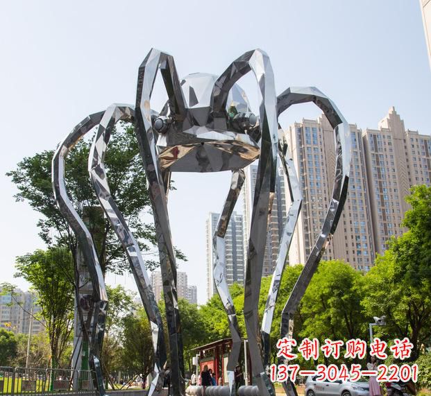 菏泽精致的不锈钢螃蟹雕塑